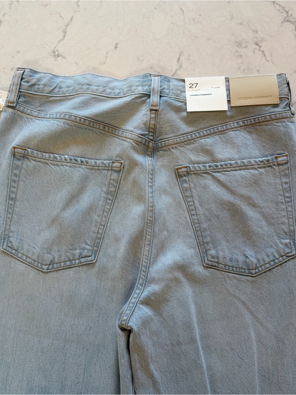 NWT 🩵 Citizens of Humanity Brynn Drawstring Trouser Jeans Size 27 - Picture 9 of 10